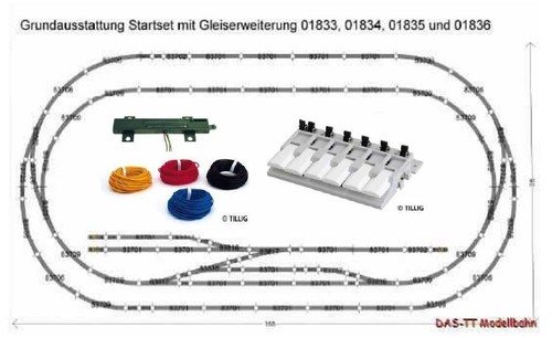 Gleiserweiterungs sets - tt, gleiserweiterungs-sets