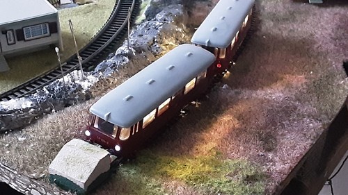 Lvt schienenbus spur - spur, tt